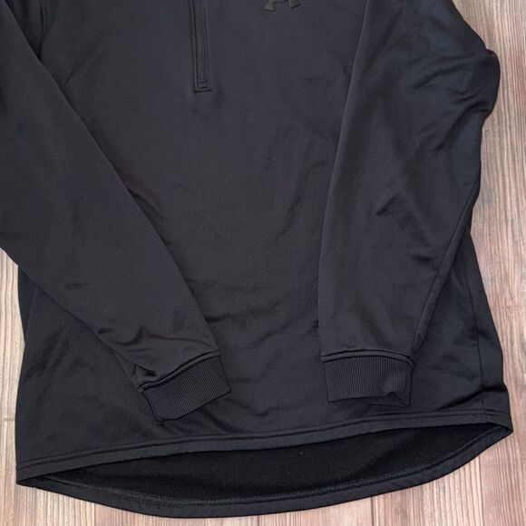 Men’s Nike Large Loose Fit 1/2 Zip Pullover Fleece Lined Sweatshirt - Picture 2 of 3